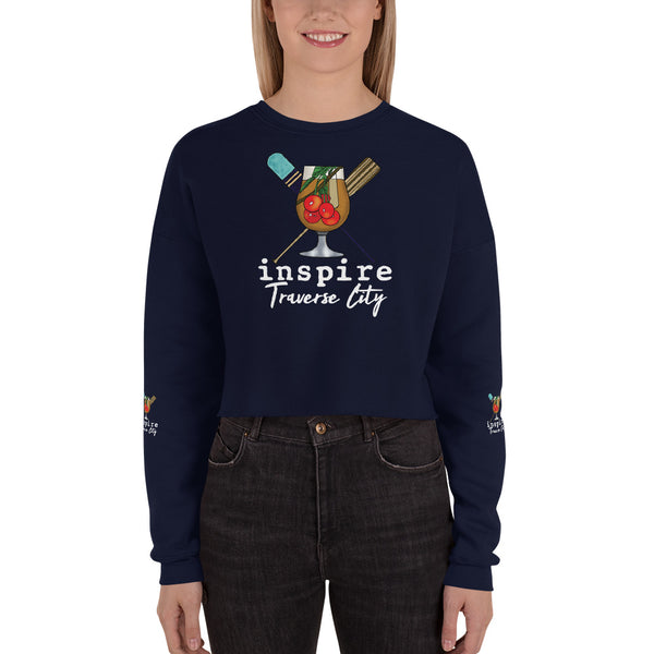 inspire Traverse City Crop Sweatshirt