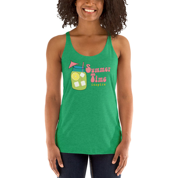 inspire Lemonade Summertime Women's Racerback Tank