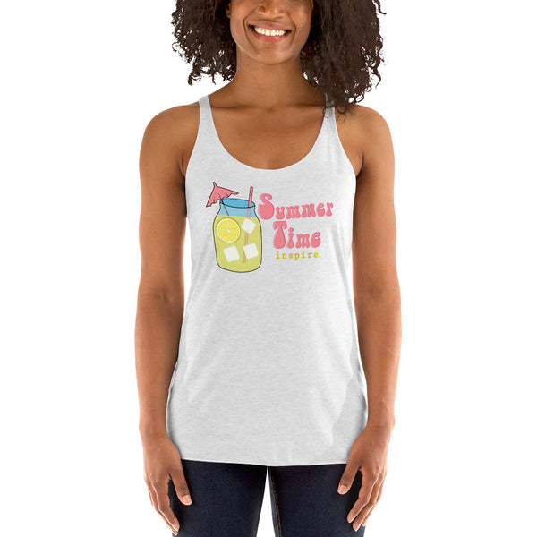 inspire Lemonade Summertime Women's Racerback Tank