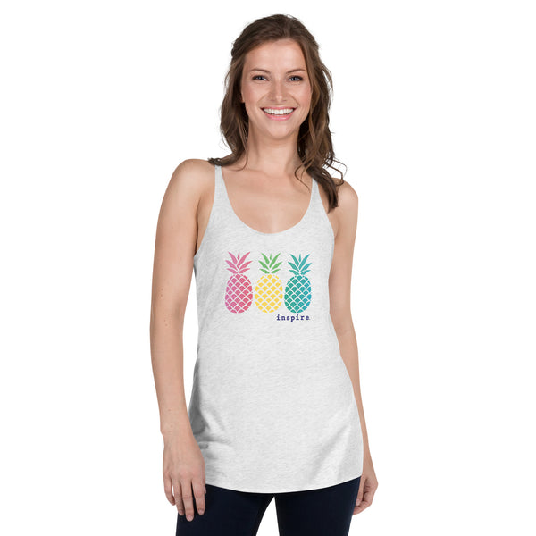 inspire Pineapple Women's Racerback Tank