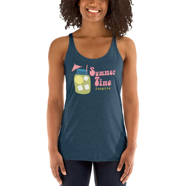 inspire Lemonade Summertime Women's Racerback Tank