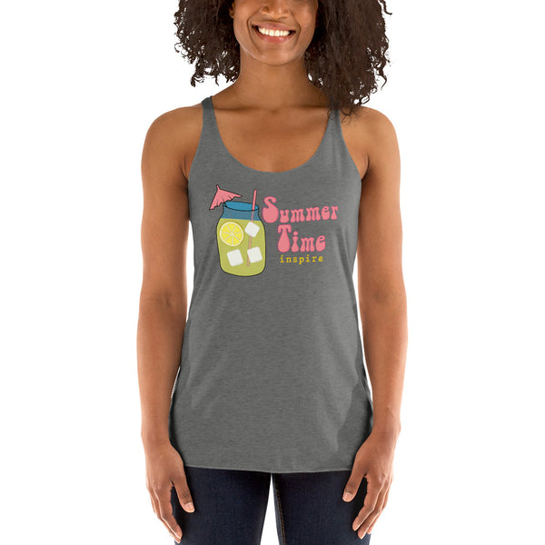 inspire Lemonade Summertime Women's Racerback Tank