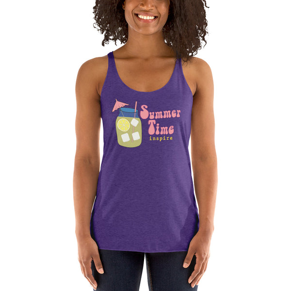 inspire Lemonade Summertime Women's Racerback Tank