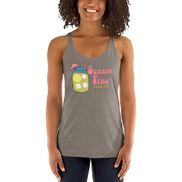 inspire Lemonade Summertime Women's Racerback Tank