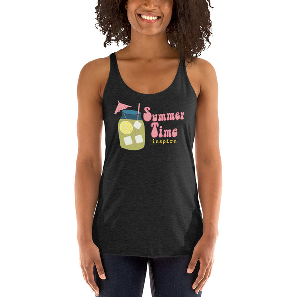 inspire Lemonade Summertime Women's Racerback Tank