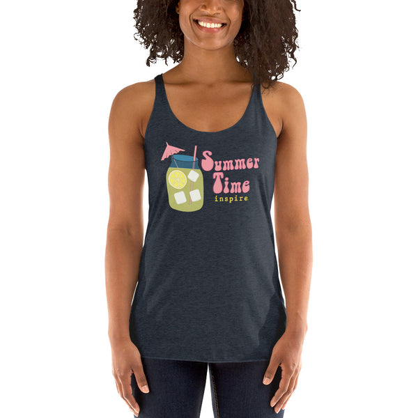 inspire Lemonade Summertime Women's Racerback Tank