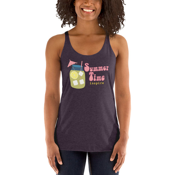 inspire Lemonade Summertime Women's Racerback Tank