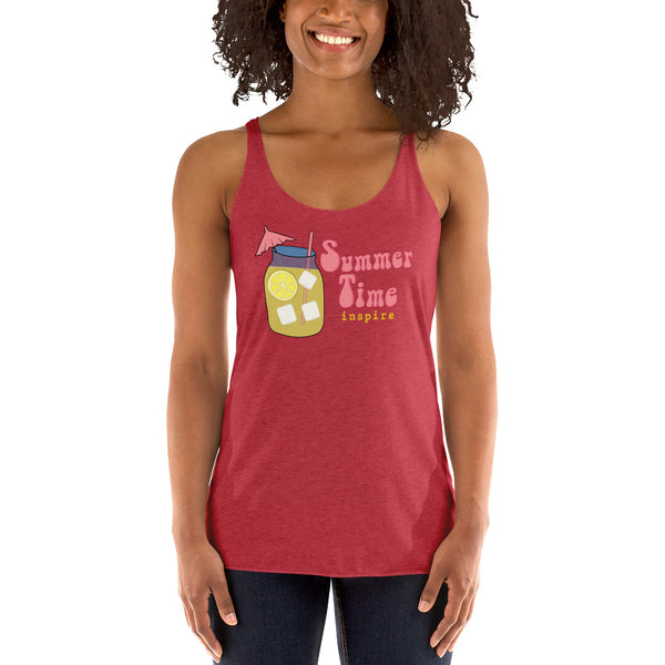 inspire Lemonade Summertime Women's Racerback Tank