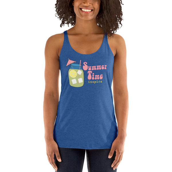 inspire Lemonade Summertime Women's Racerback Tank
