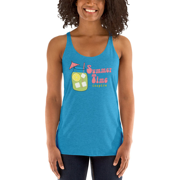 inspire Lemonade Summertime Women's Racerback Tank