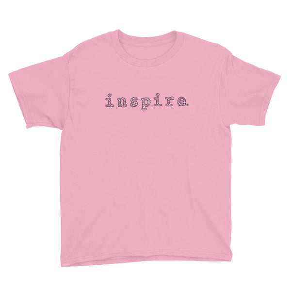 inspire Breast Cancer Awareness Youth Short Sleeve T-Shirt