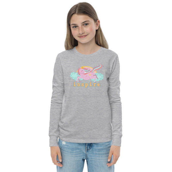inspire Unicorn Youth Long Sleeve T-Shirt