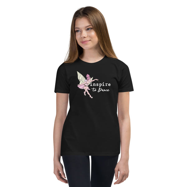 inspire To Dance Fairy Youth Short Sleeve T-Shirt