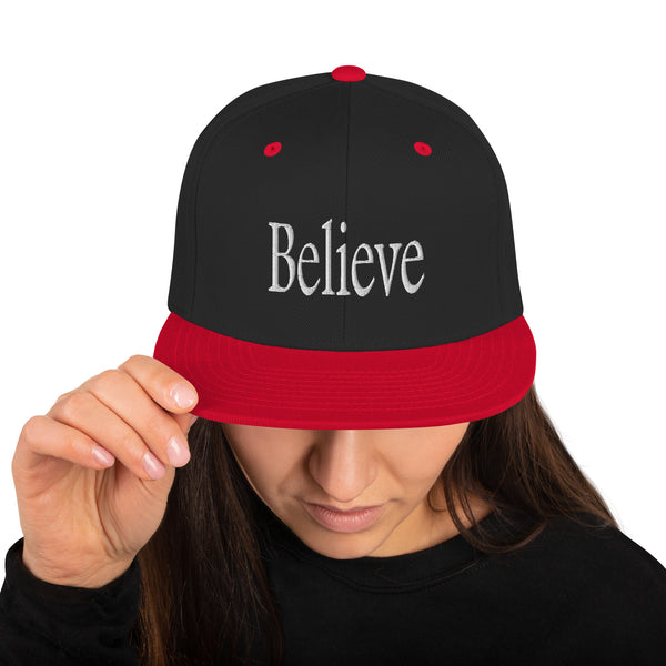 Believe Snapback Hat