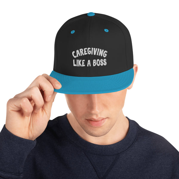 Caregiving Like A Boss Snapback Hat