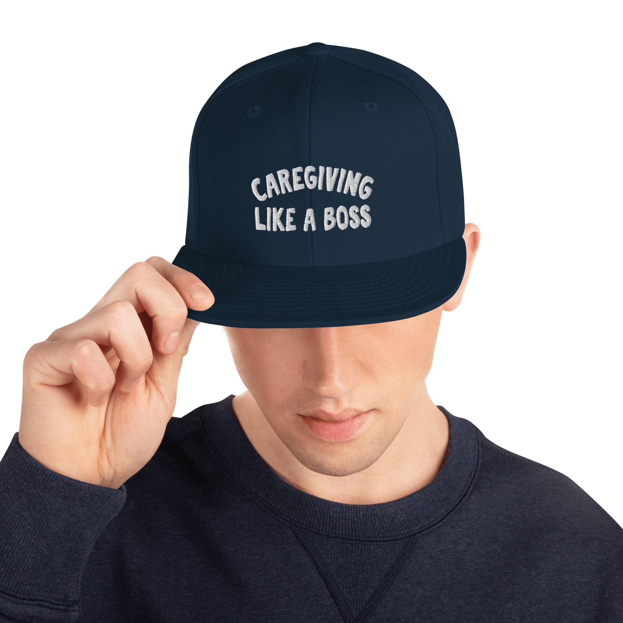 Caregiving Like A Boss Snapback Hat