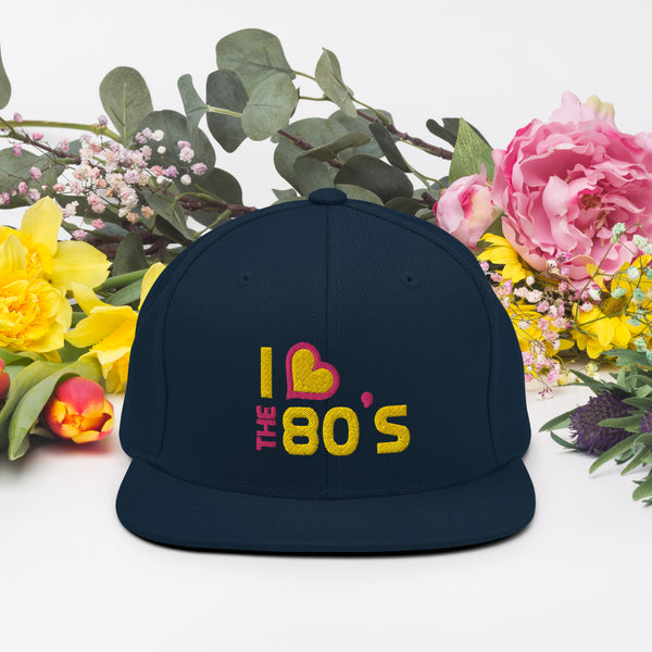 I Heart The 80's Snapback Hat