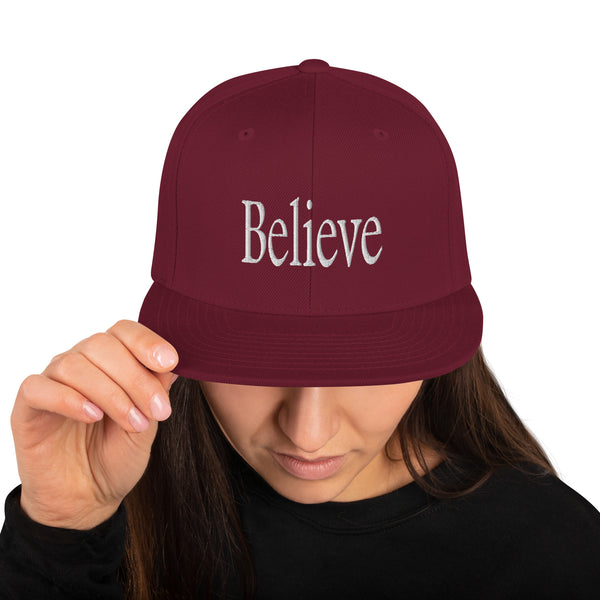 Believe Snapback Hat