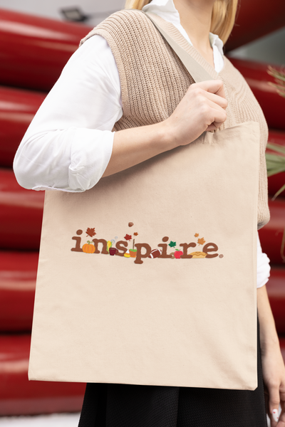 inspire Fall Theme Eco Tote Bag