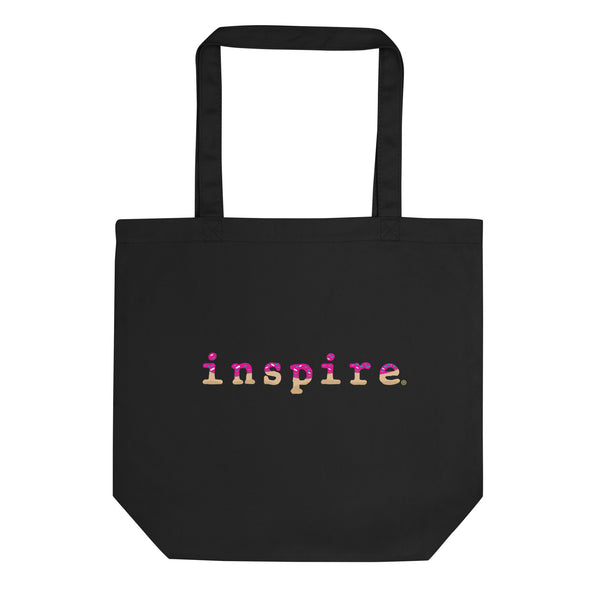 inspire Pink Doughnut Eco Tote Bag