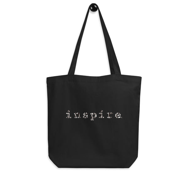 inspire Zebra Print Eco Tote Bag