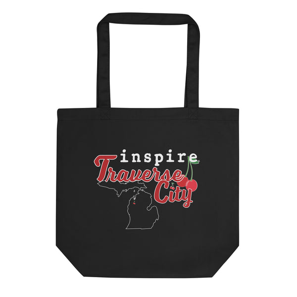 inspire Traverse City Cherry Eco Tote Bag