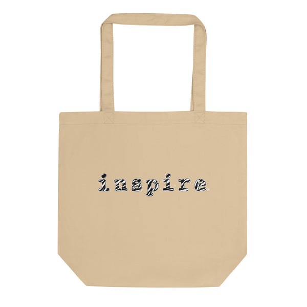 inspire Zebra Print Eco Tote Bag