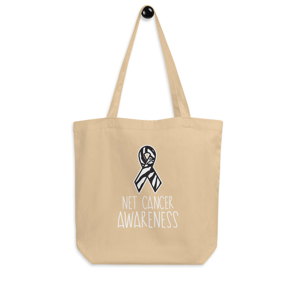 NET Cancer Awareness Ribbon Eco Tote Bag