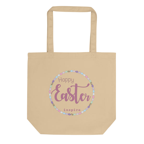 inspire Happy Easter Eco Tote Bag