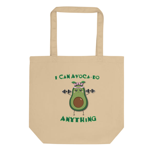 inspire Avocado Lady Eco Tote Bag
