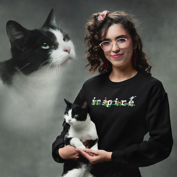 inspire Wildlife Theme Unisex Crewneck