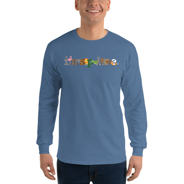 inspire Zoo Theme Unisex Long Sleeve Shirt