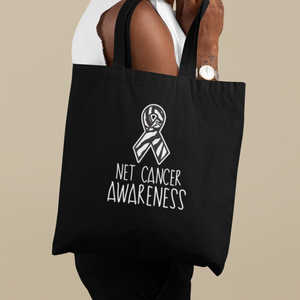 NET Cancer Awareness Ribbon Eco Tote Bag