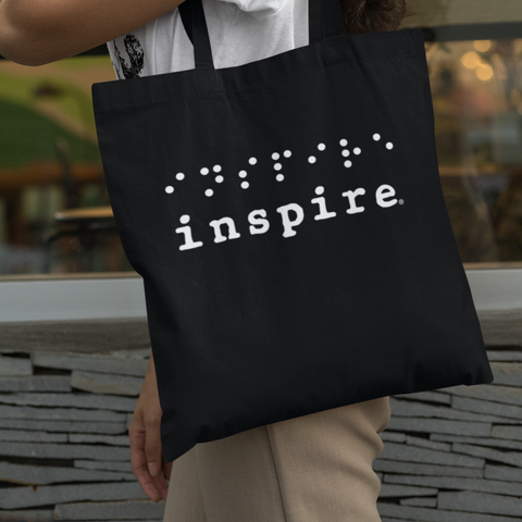 inspire Braille Eco Tote Bag