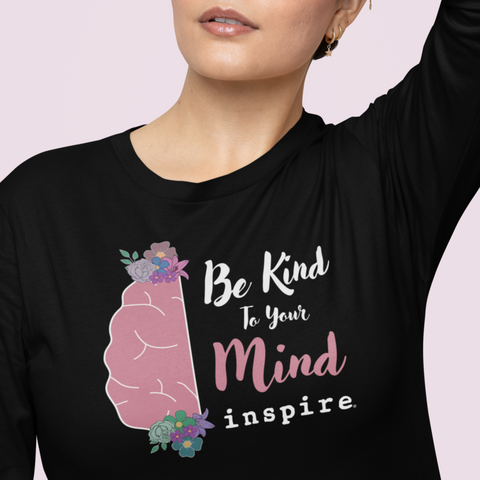 inspire Be Kind To Your Mind Men’s Long Sleeve Shirt