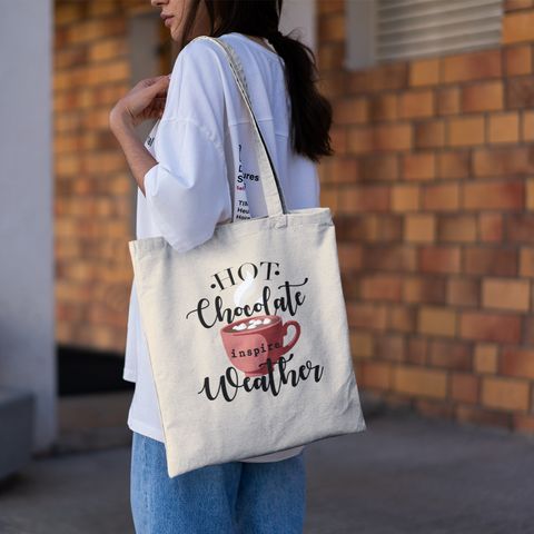 inspire Hot Chocolate Weather Eco Tote Bag