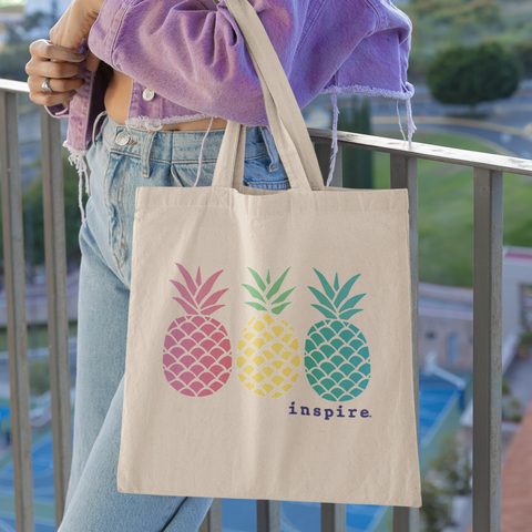 inspire Pineapple Eco Tote Bag