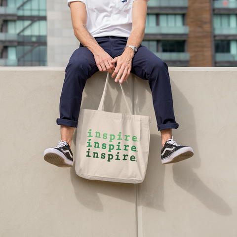 inspire Tri Green Eco Tote Bag