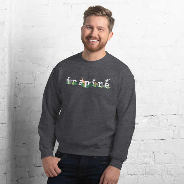 inspire Wildlife Theme Unisex Crewneck