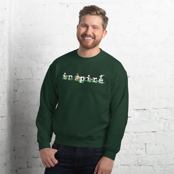 inspire Wildlife Theme Unisex Crewneck