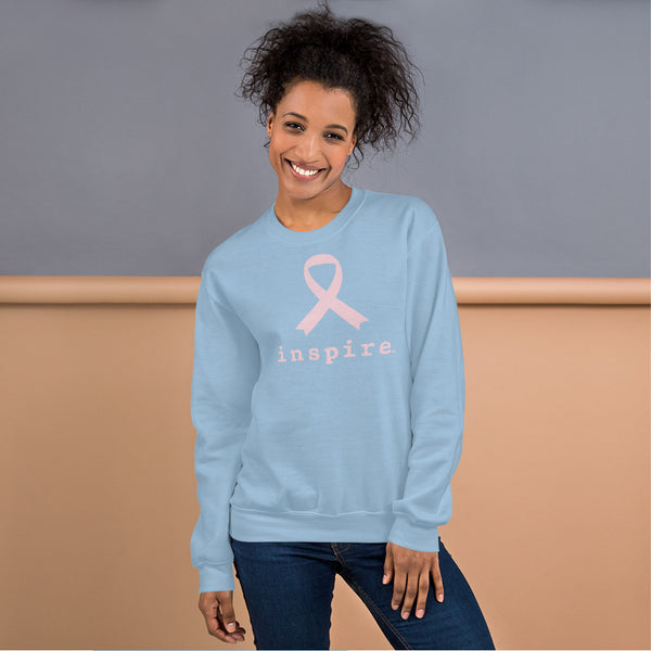 inspire Breast Cancer Ribbon Unisex Sweatshirt