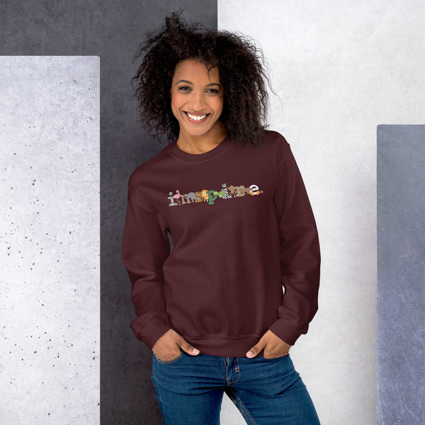 inspire Zoo Theme Unisex Crewneck