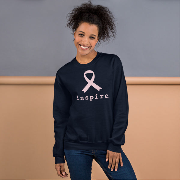 inspire Breast Cancer Ribbon Unisex Sweatshirt