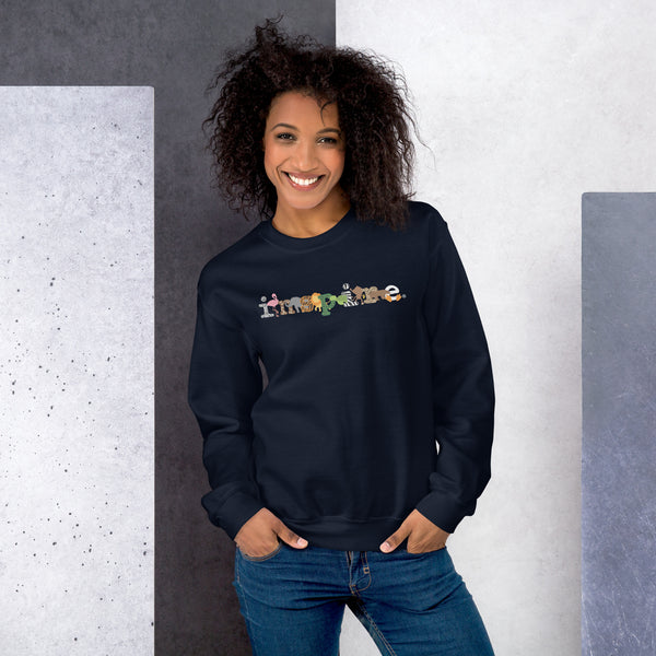 inspire Zoo Theme Unisex Crewneck