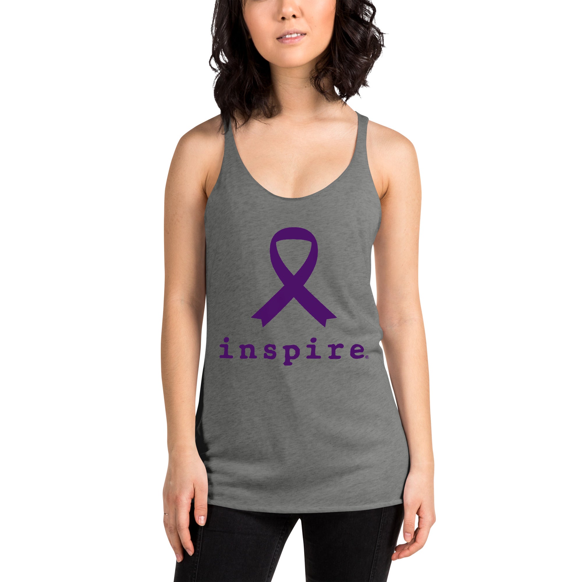 inspire Alzheimer's Awareness Women's Racerback Tank