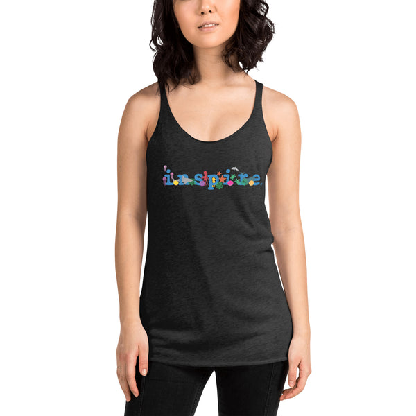 inspire Ocean Theme Women's Racerback Tank