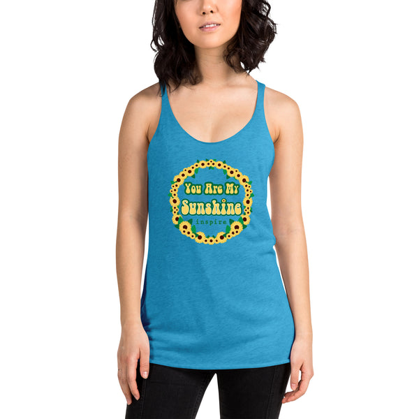 inspire You Are My Sunshine Women's Racerback Tank