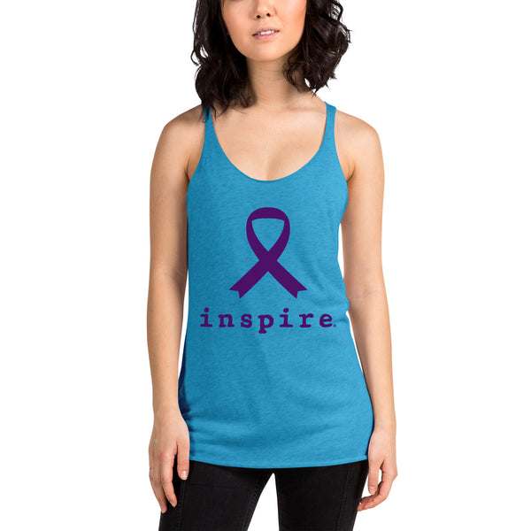 inspire Alzheimer's Awareness Women's Racerback Tank