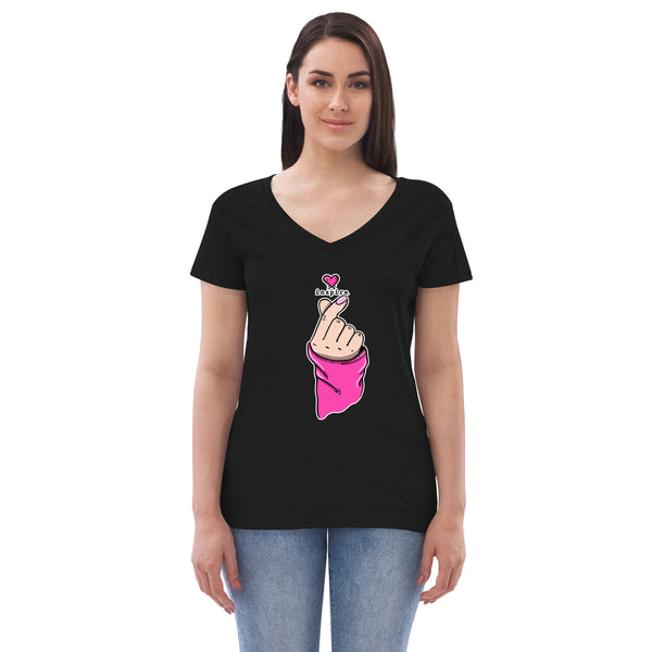 inspire KPOP Women’s recycled v-neck t-shirt