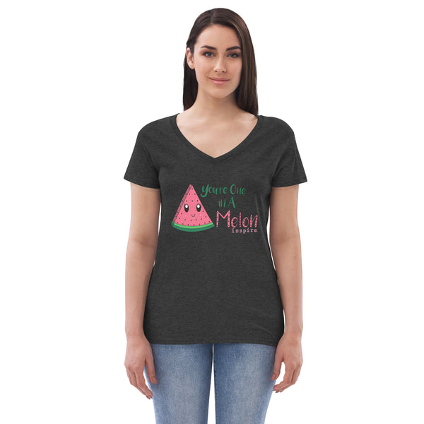 inspire You're One In A Melon Women’s recycled v-neck t-shirt